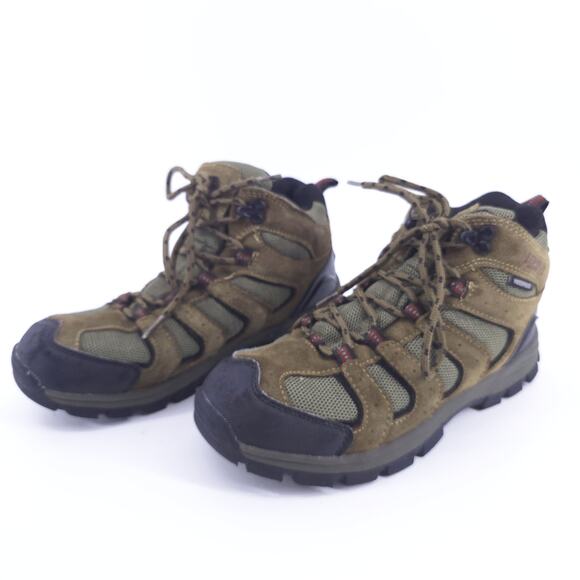 RedHead Youth Zipline Waterproof Sturdy Brown Suede & Mesh Trail Hiking Boots 6M - Picture 6 of 9
